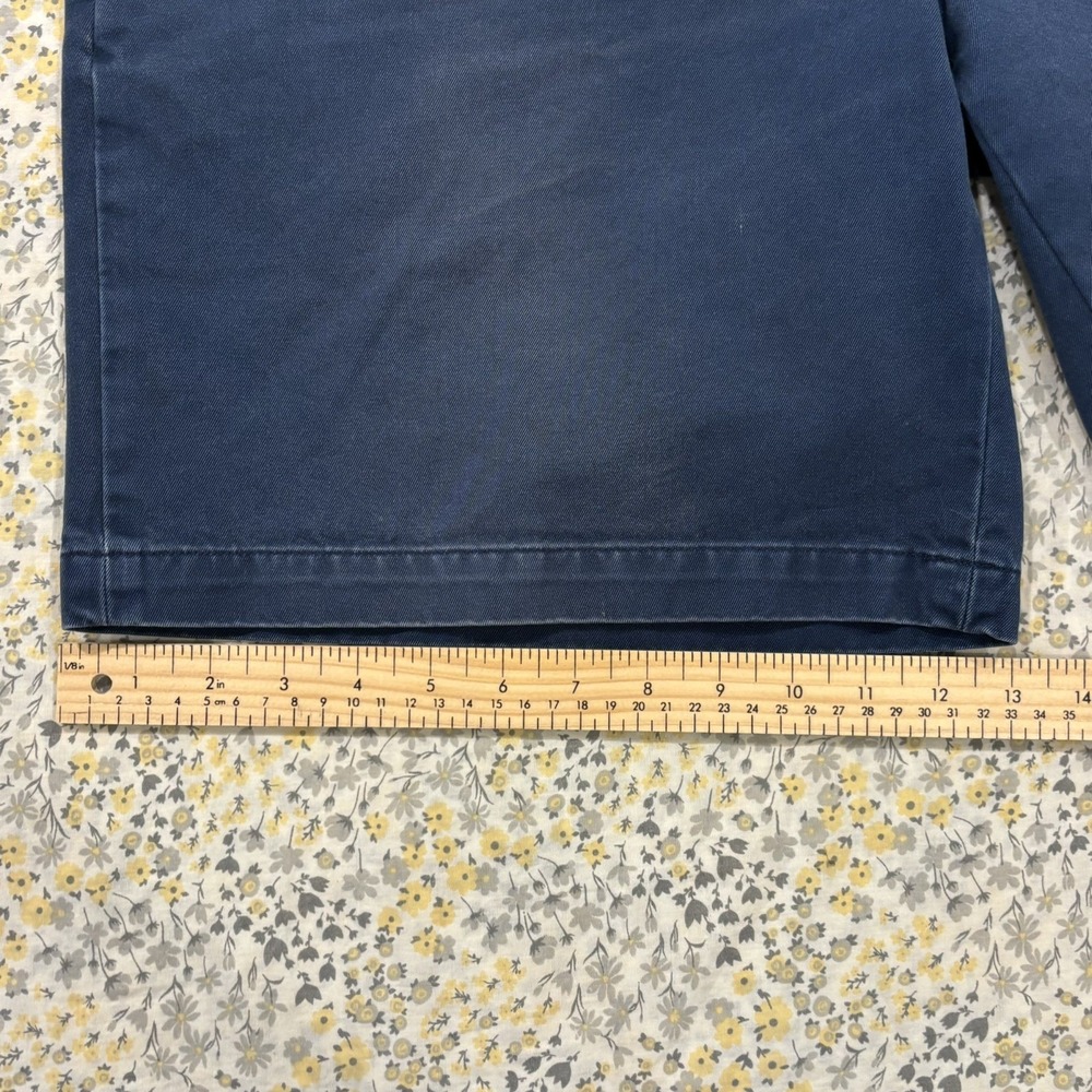 Vineyard Vines Club Shorts Mens Size 36 Blue Cotton Twill Chino Casual Preppy - Picture 7 of 11